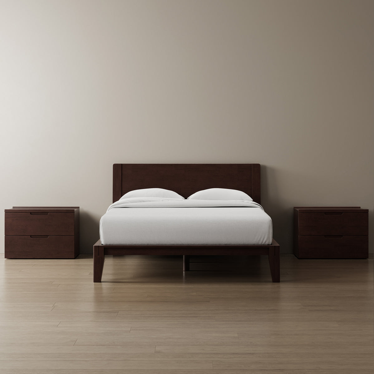 Connect Bed V2 + Headboard + 2 Bedsides