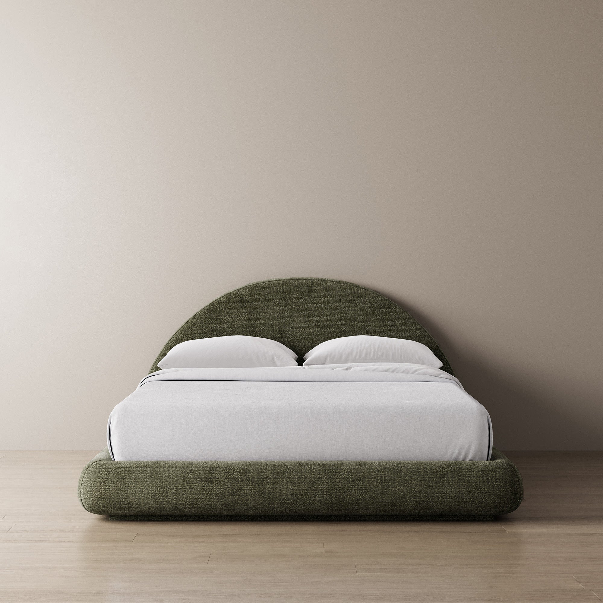 Floating Marshmallow Bed Frame Curved