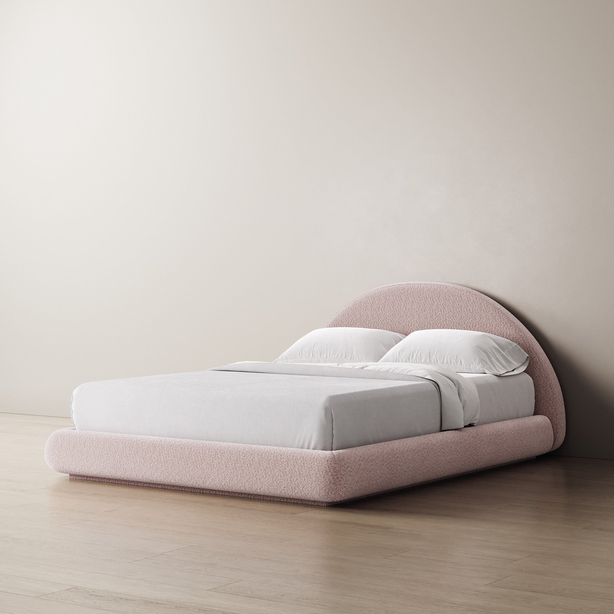 Floating Marshmallow Bed Frame Curved