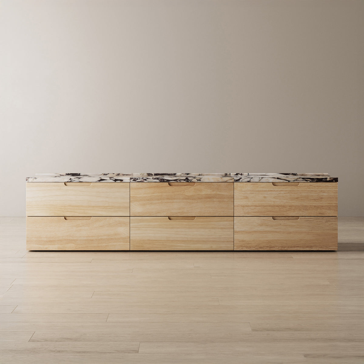 Connect Dresser + Marble Top, 2x3