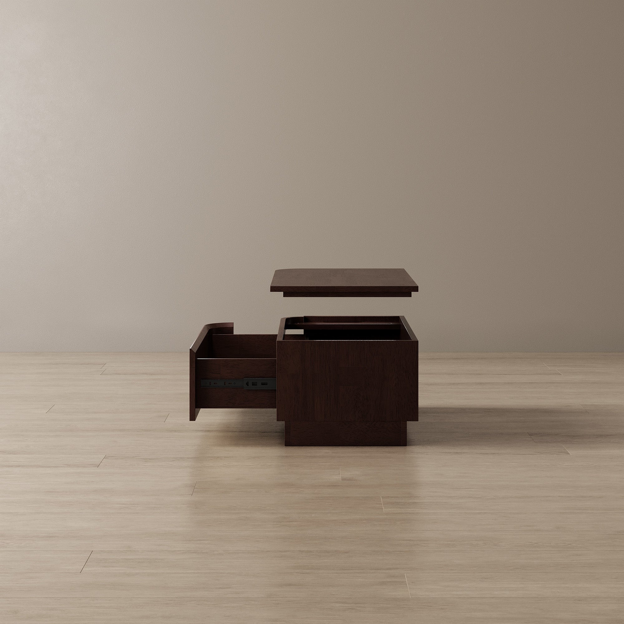 Curved Base Drawer + Top Panel
