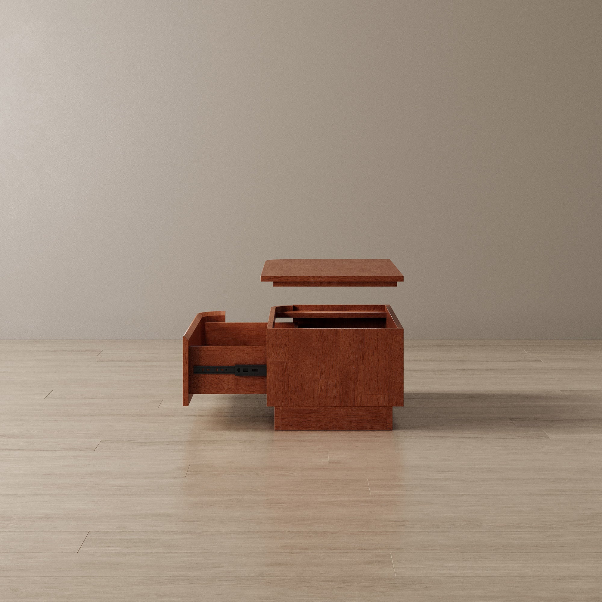 Curved Base Drawer + Top Panel