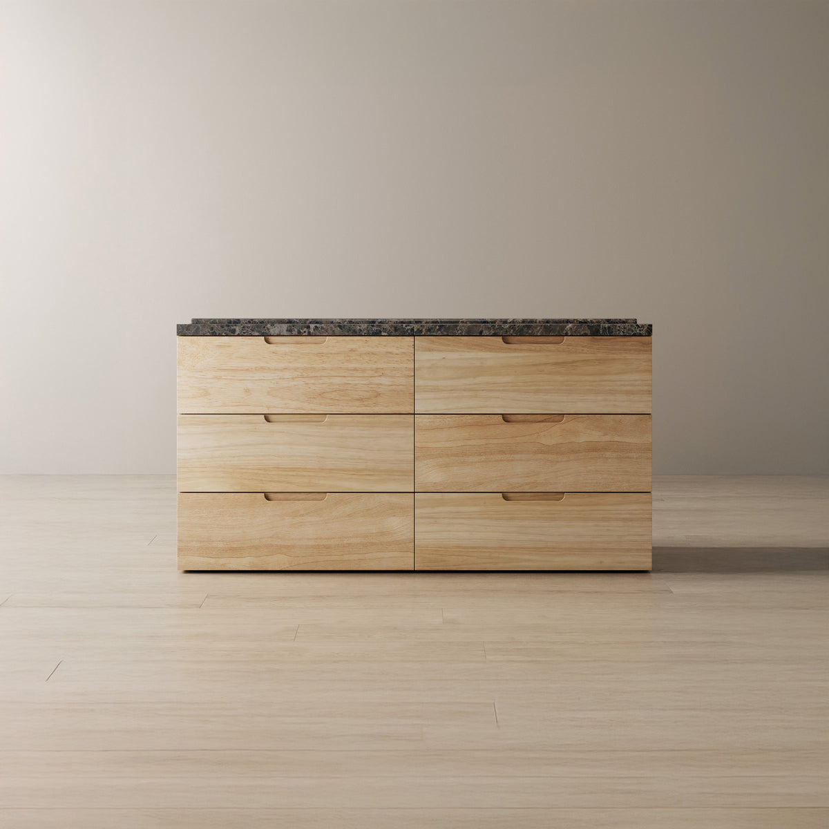 Connect Dresser + Marble Top, 3x2