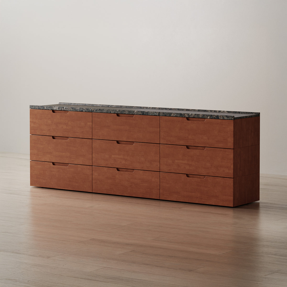 Connect Dresser + Marble Top, 3x3
