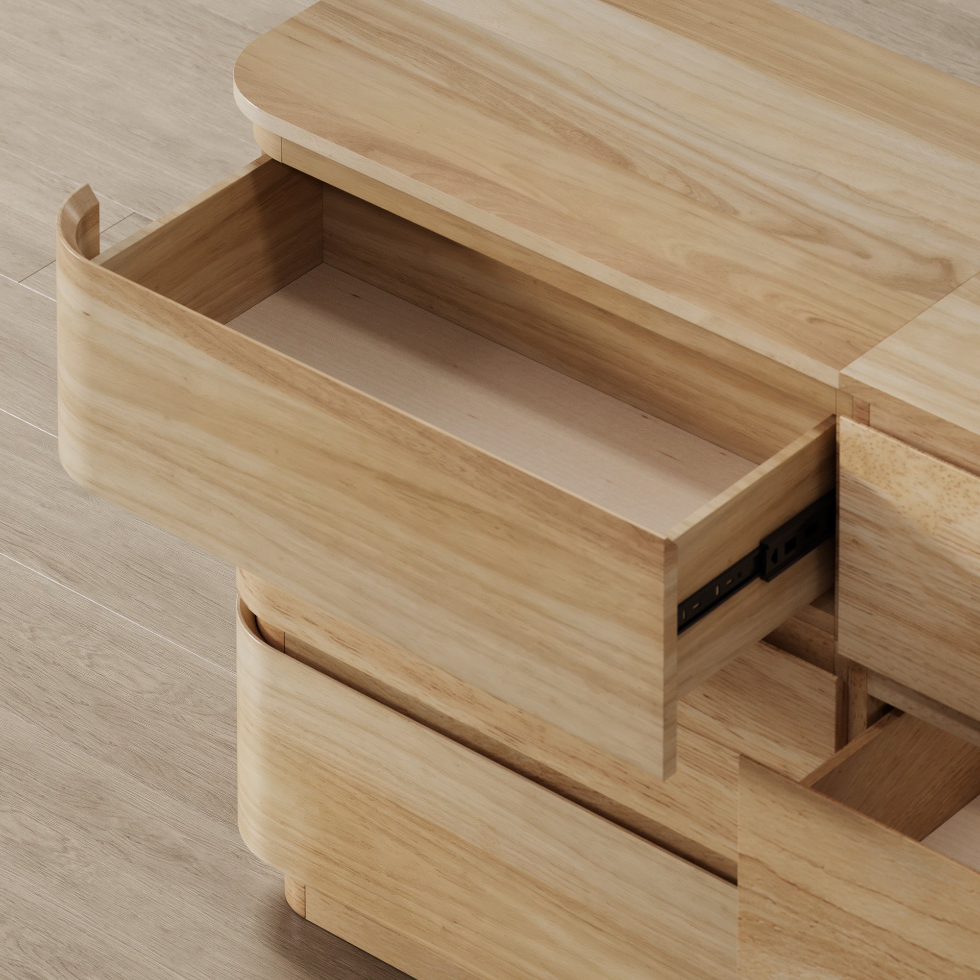 Curved Dresser, 4x2