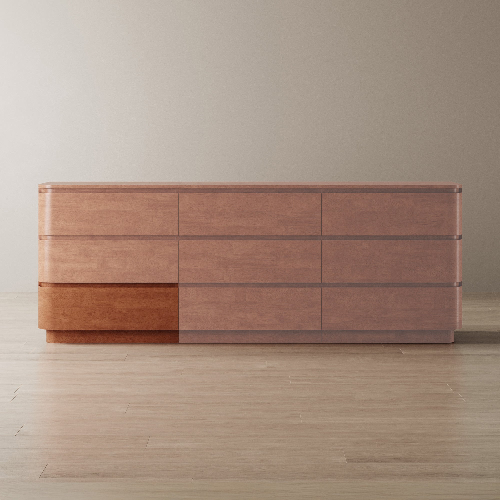 Curved Base Drawer + Top Panel