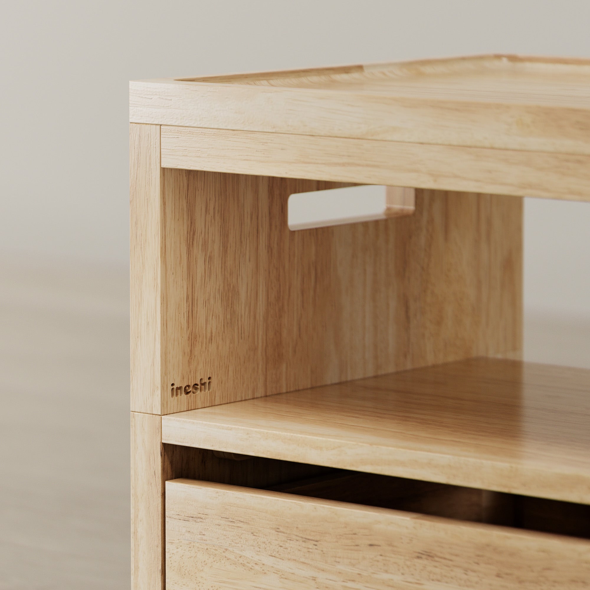Low Bedside Table + Utility Tray
