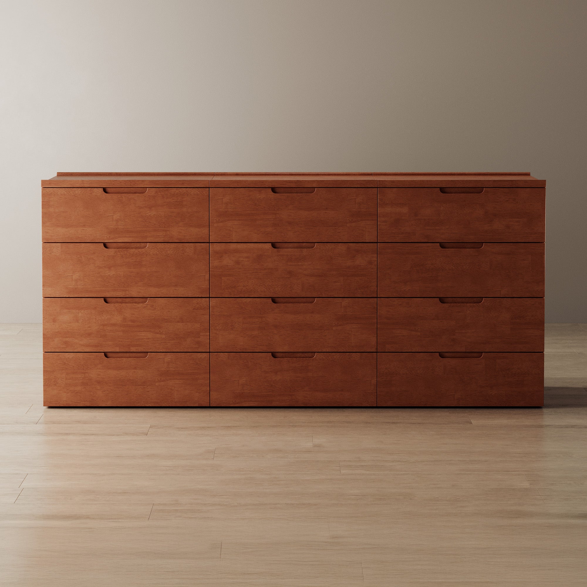 lee mid-century modern 6-drawer wide dresser reviews Connect Dresser 4x3 in Walnut