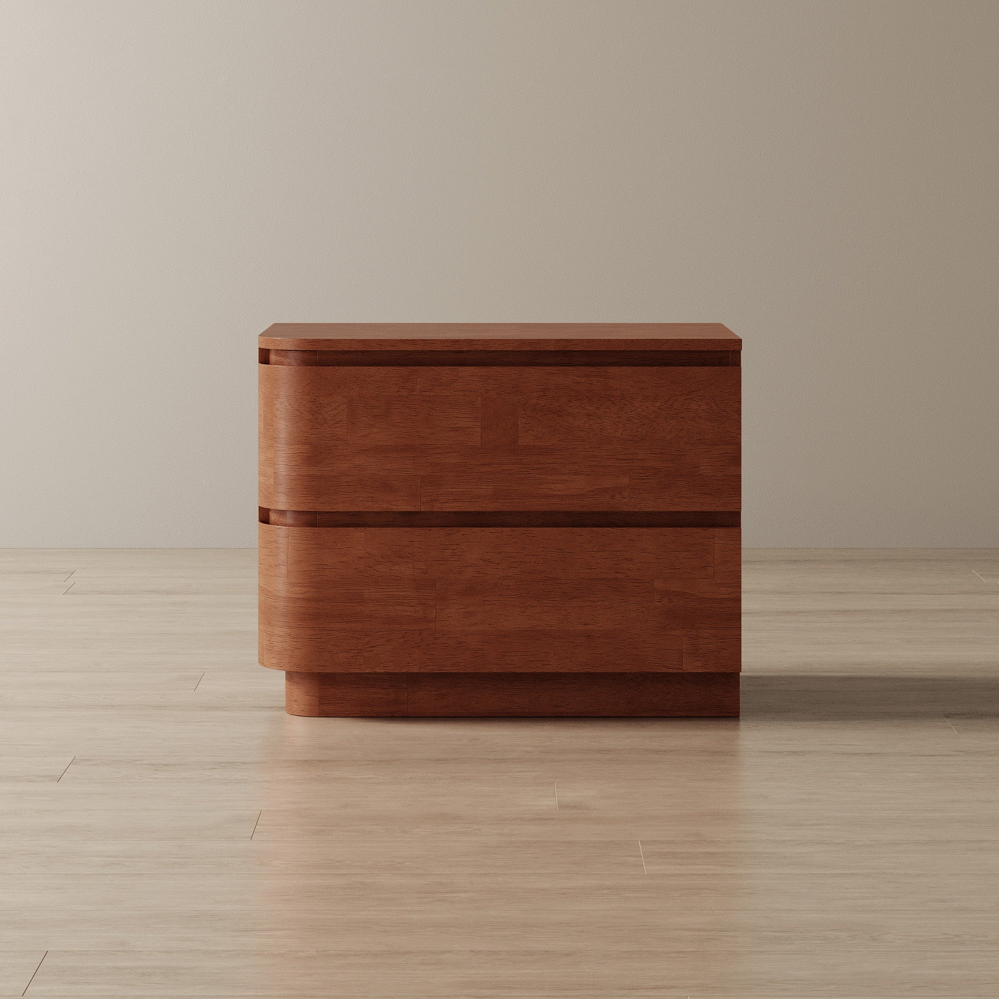 Curved Wide Nightstand
