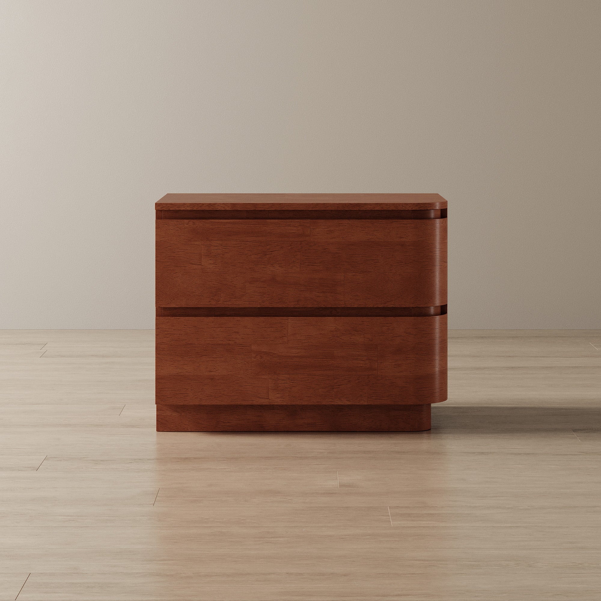 Curved Wide Nightstand