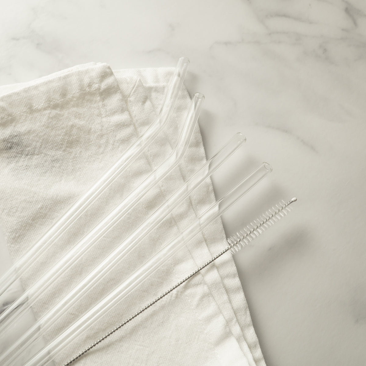 Glass Straw Set