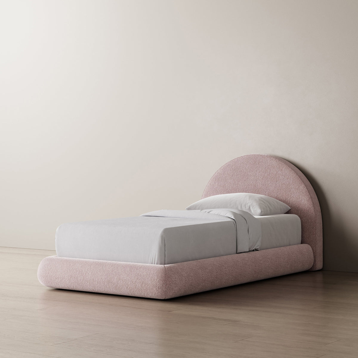 Single Marshmallow Bed Frame Curved