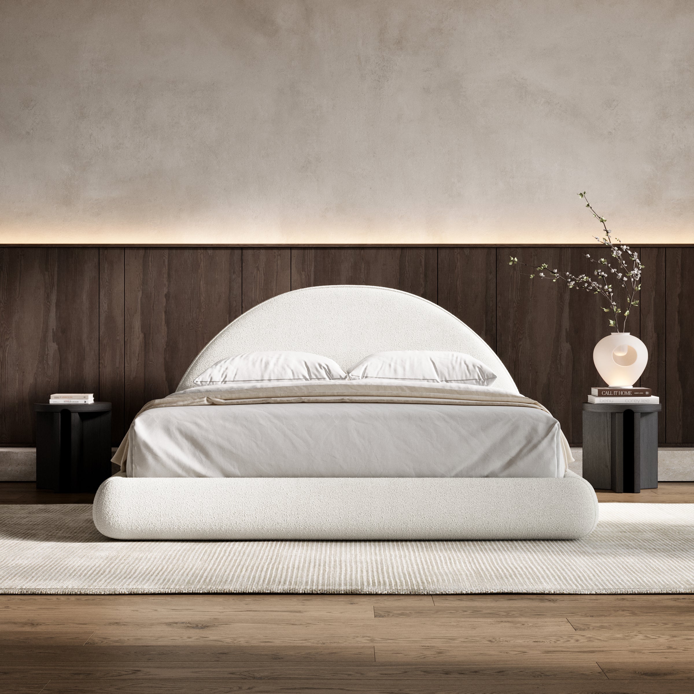 Marshmallow Bed Frame Curved