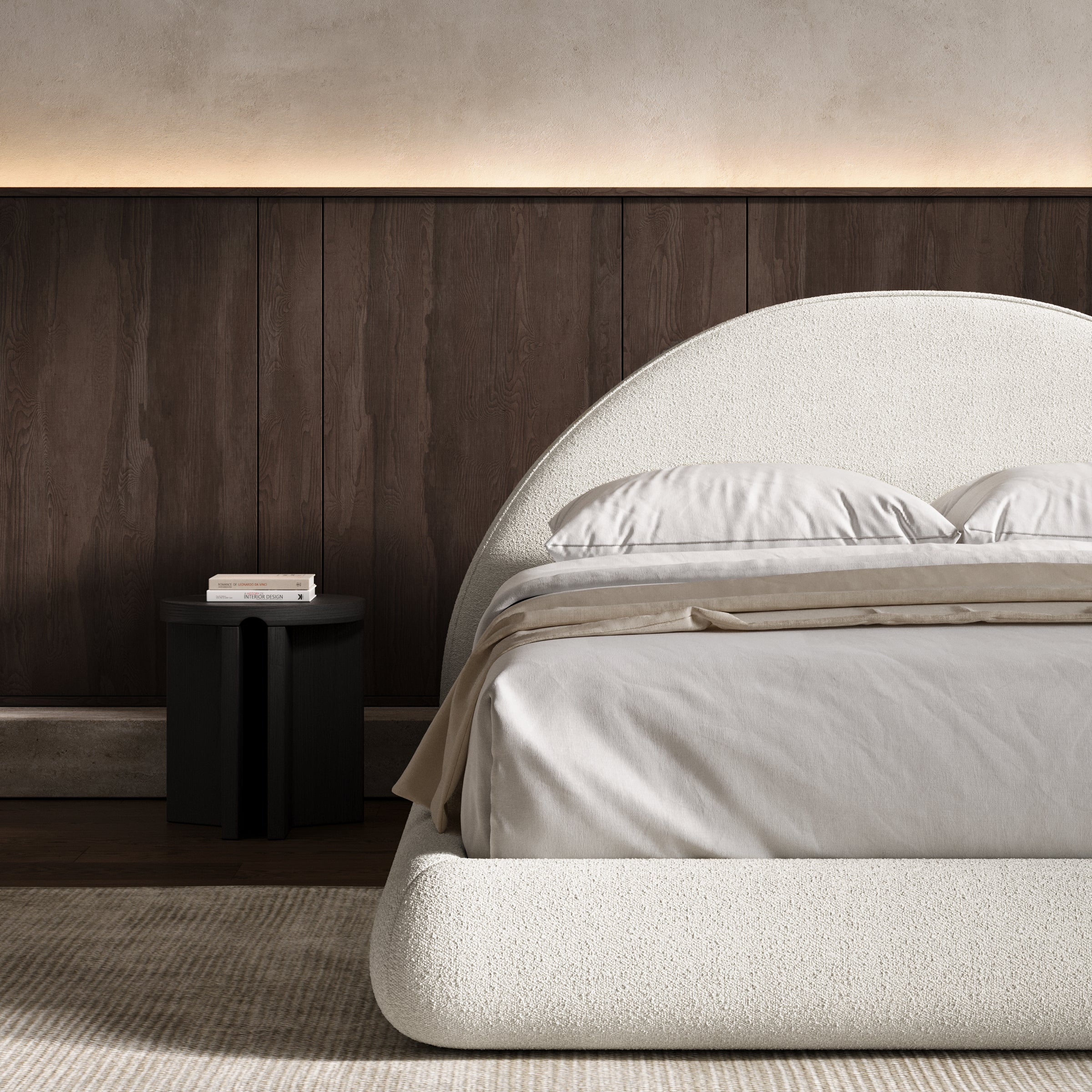 Marshmallow Bed Frame Curved
