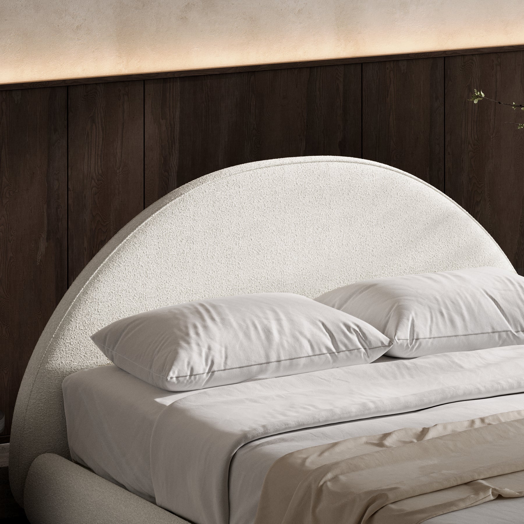 Marshmallow Bed Frame Curved