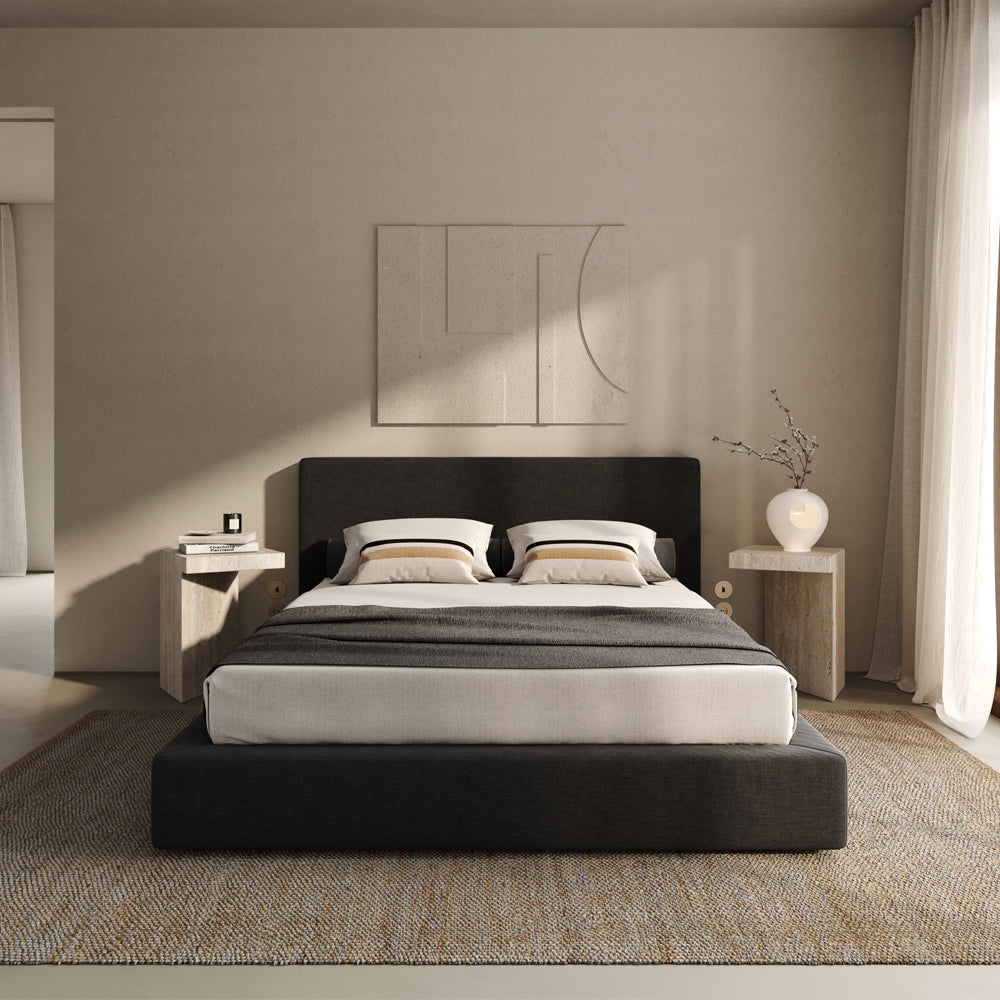 Ineshi Marshmallow Bed Frame Black