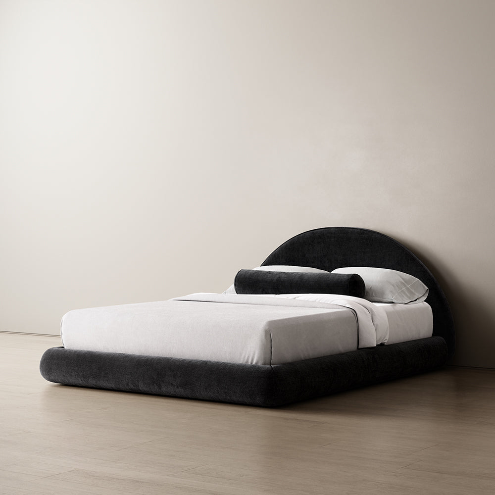 Marshmallow Curved Bed Cover