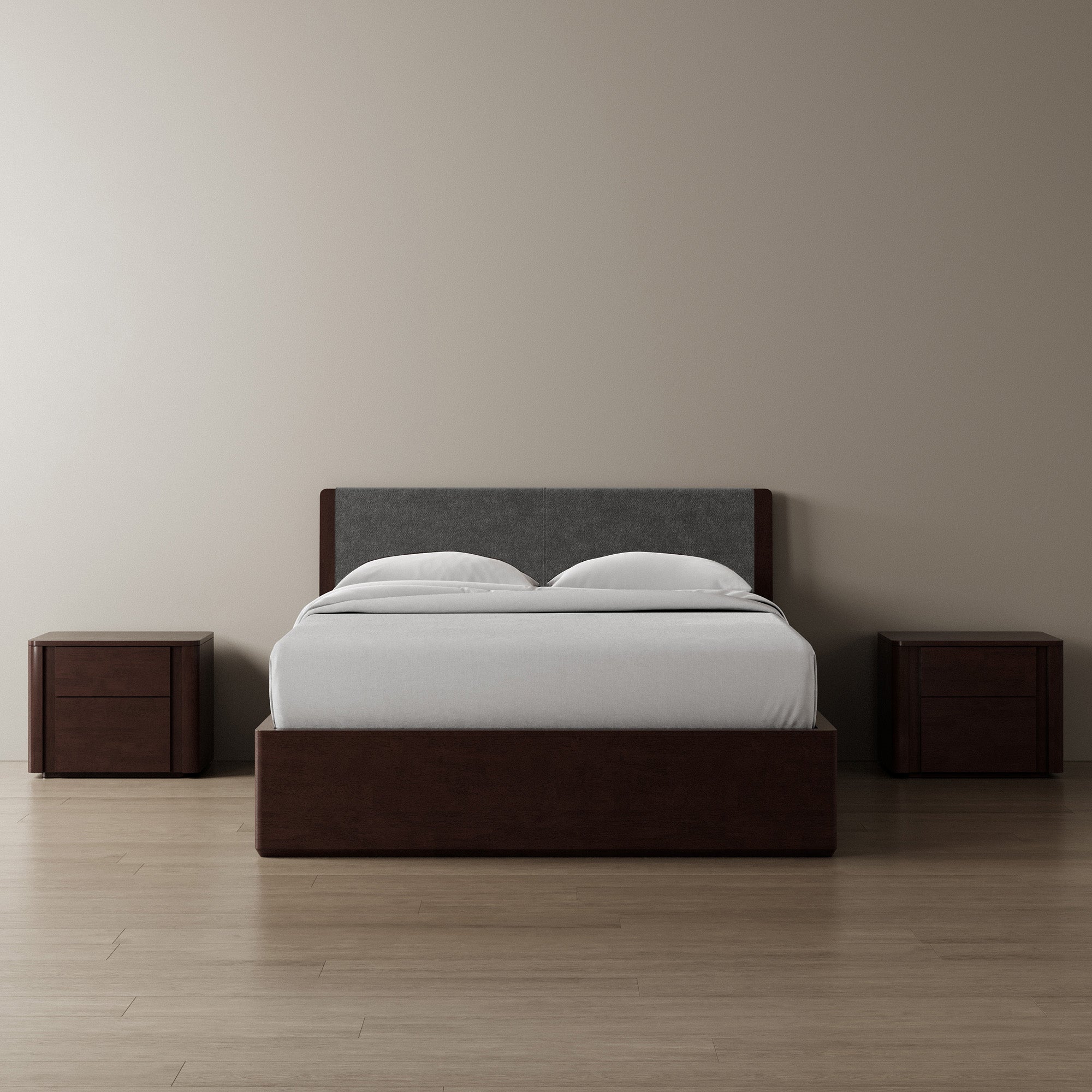 Surround Storage Bed + Headboard + Cushion + Bedsides