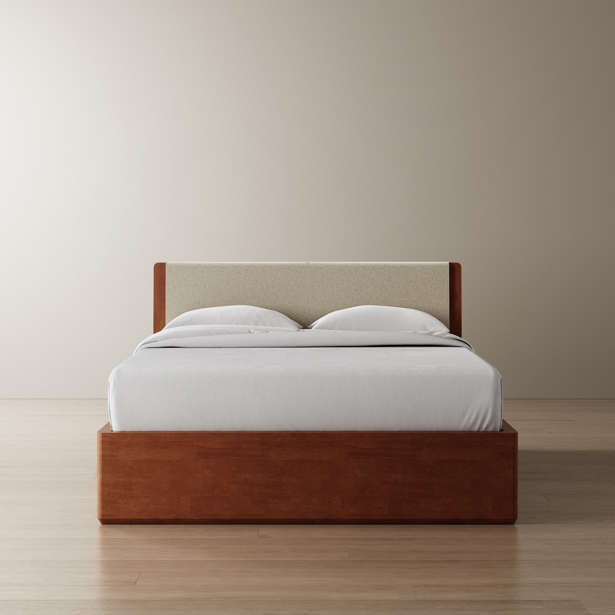 Surround Storage Bed + Cushion Headboard