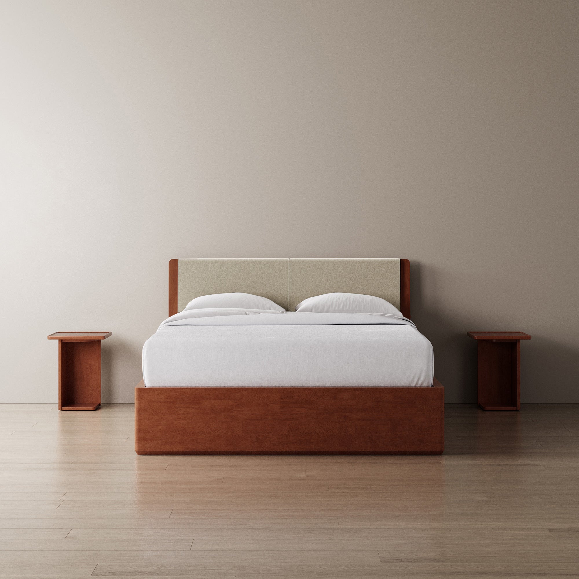 Surround Storage Bed + Headboard + Cushion + Bedsides