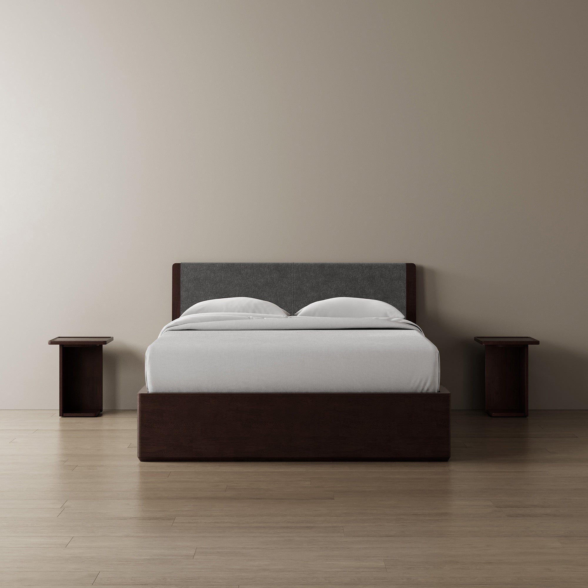 Surround Storage Bed + Headboard + Cushion + Bedsides