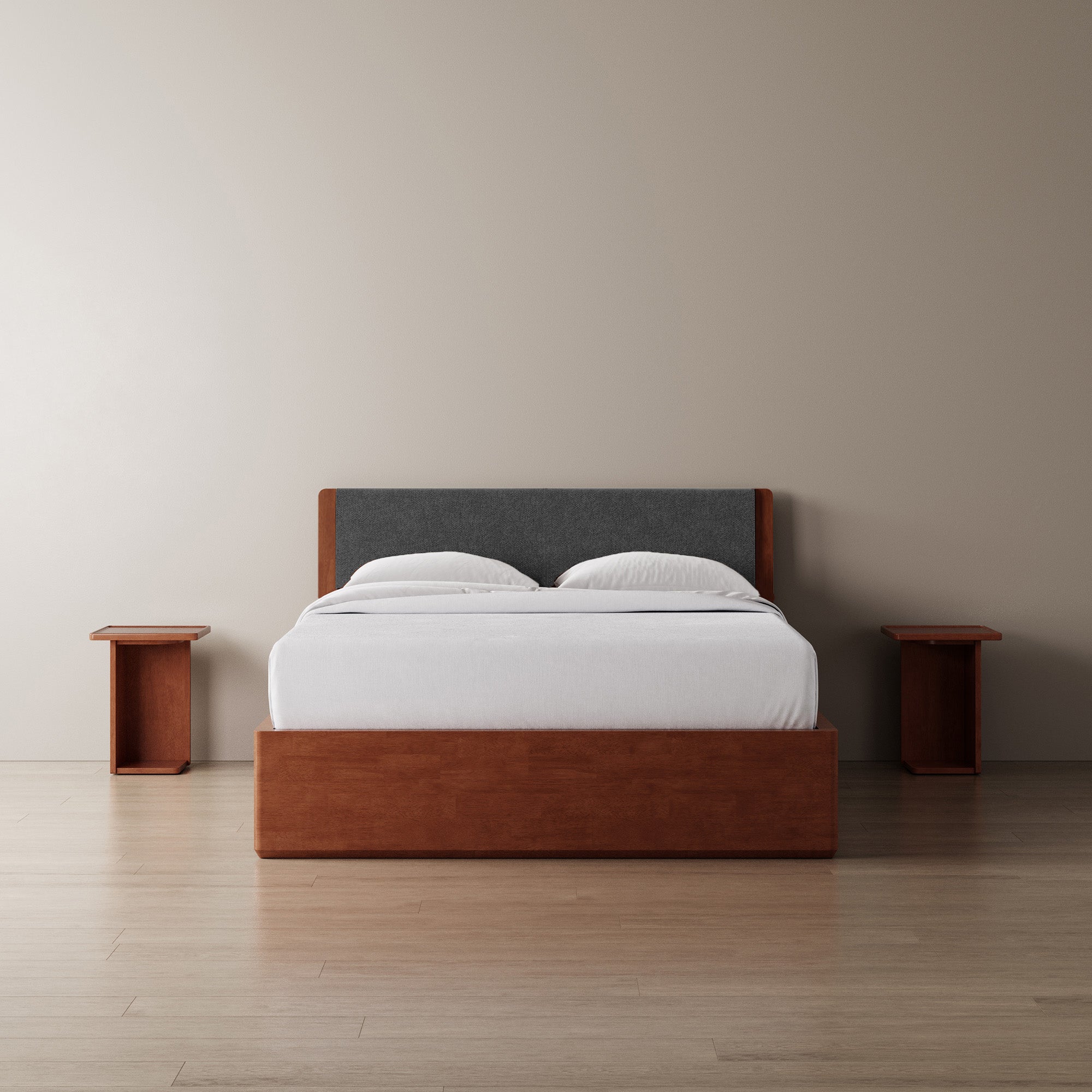 Surround Storage Bed + Headboard + Cushion + Bedsides