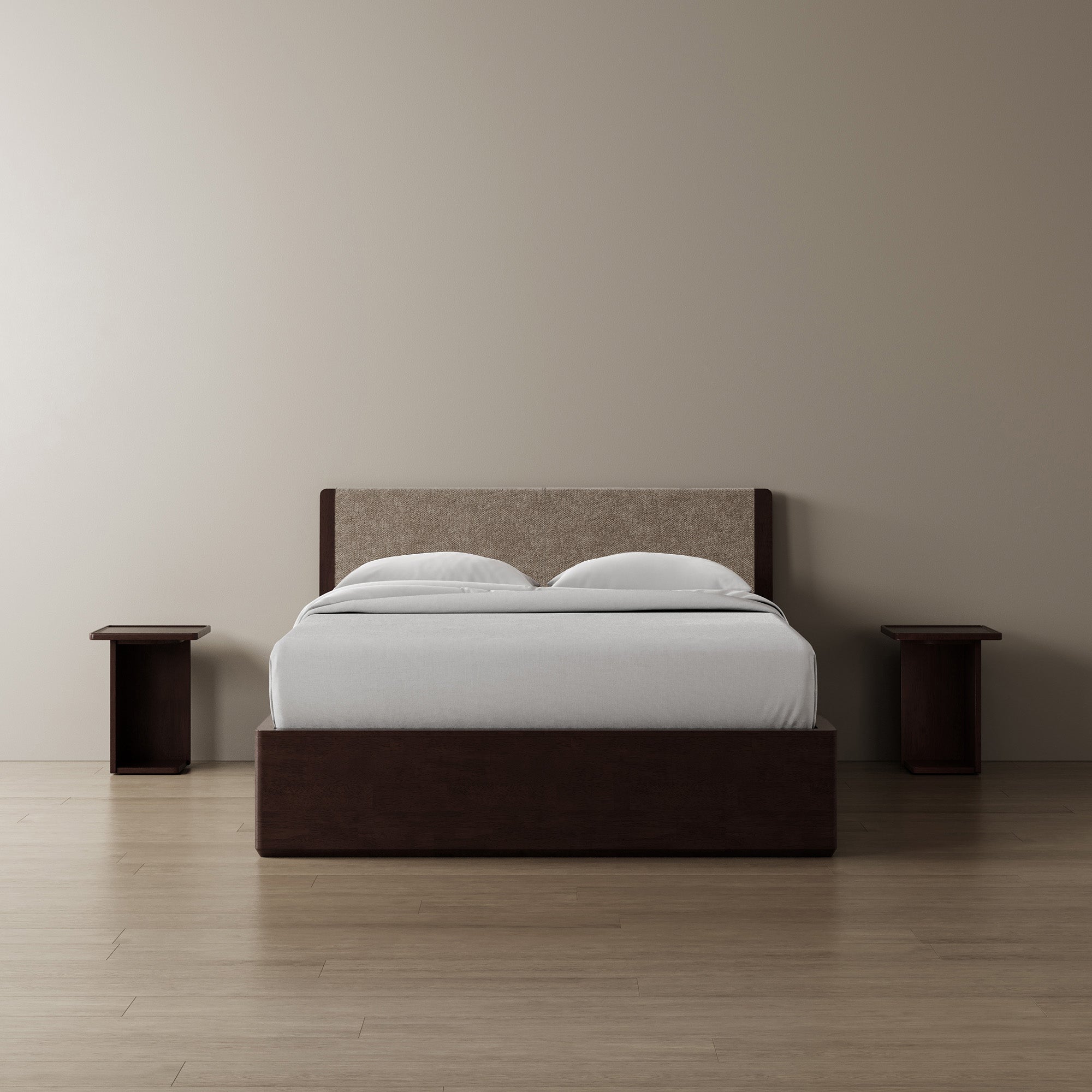 Surround Storage Bed + Headboard + Cushion + Bedsides