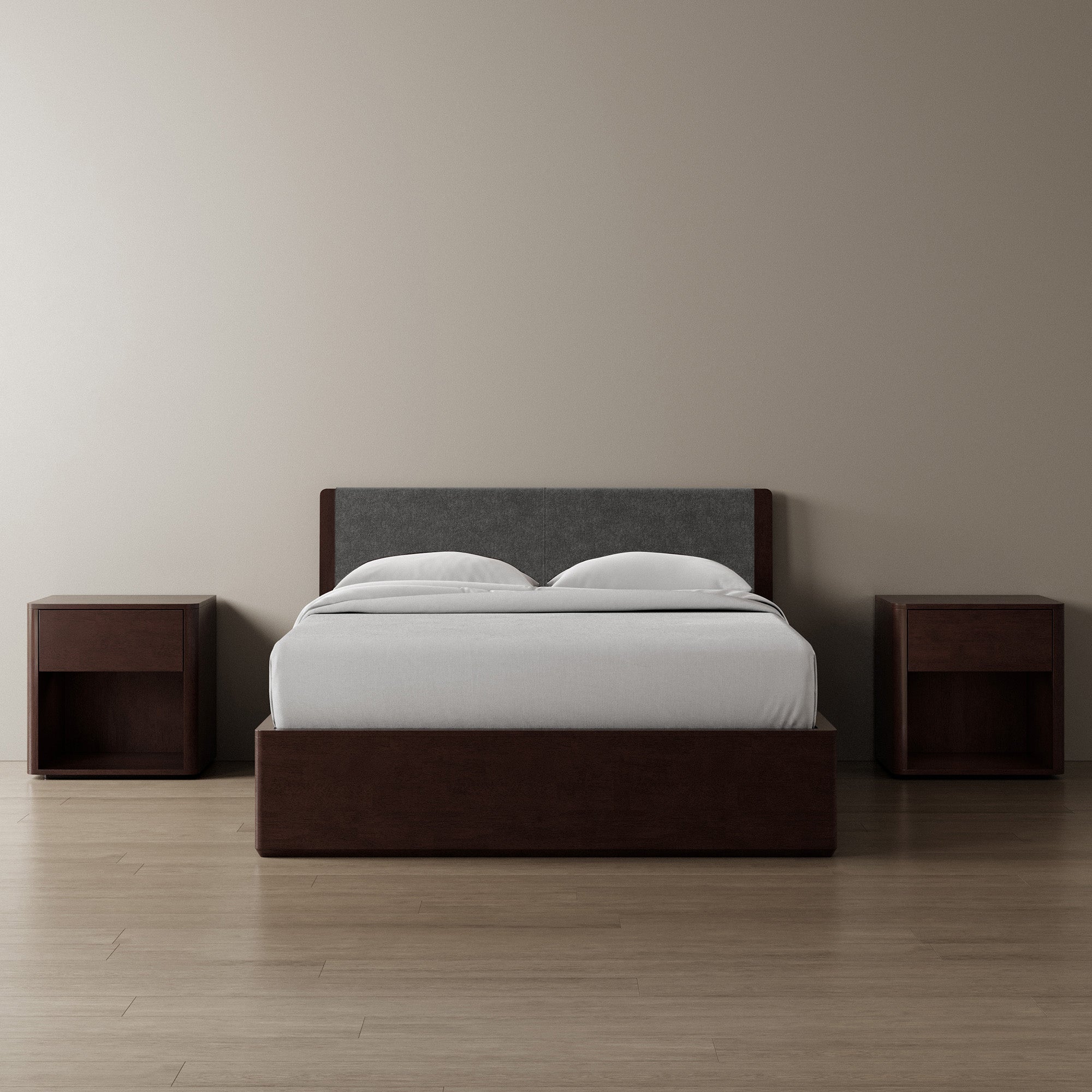 Surround Storage Bed + Headboard + Cushion + Bedsides