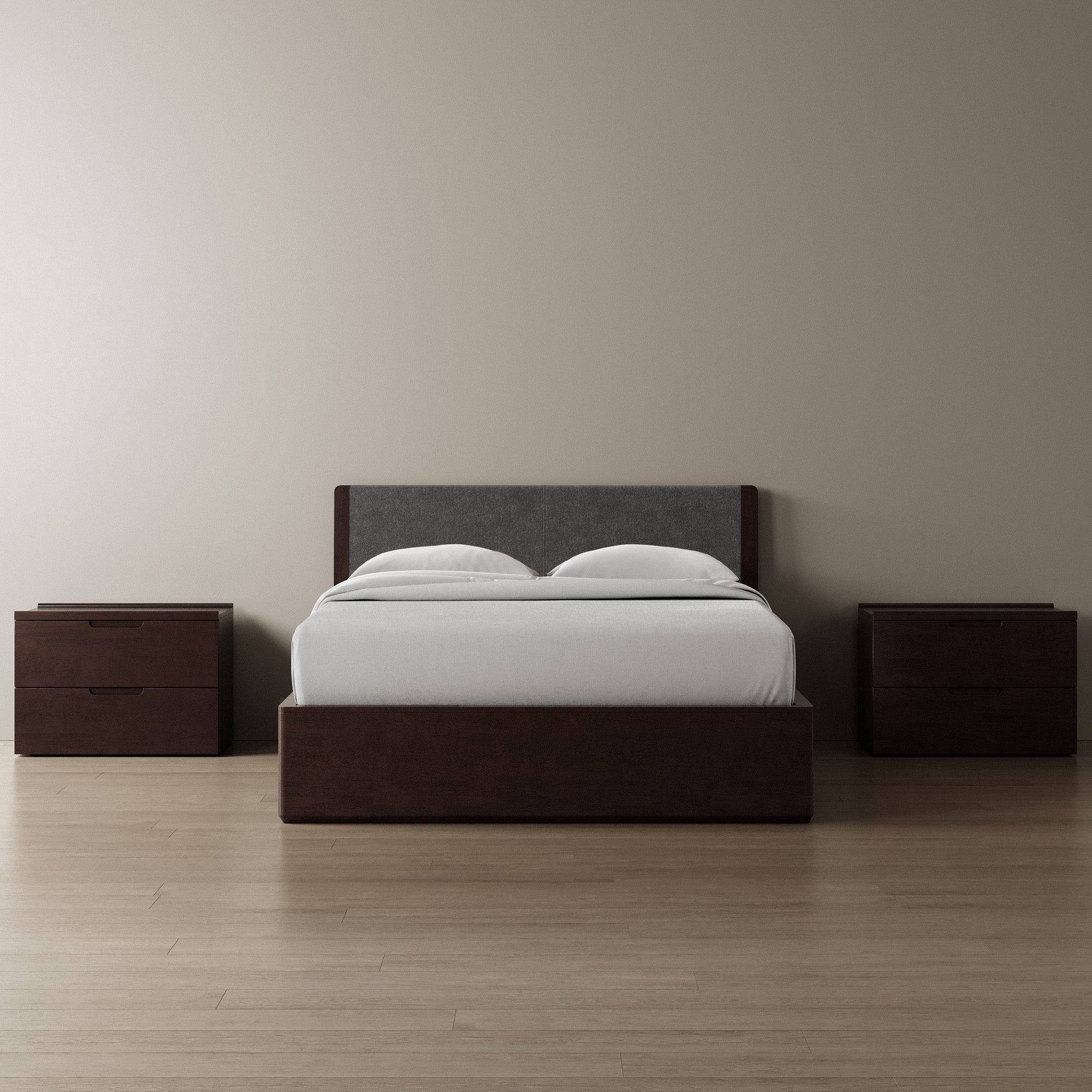 Surround Storage Bed + Headboard + Cushion + Bedsides