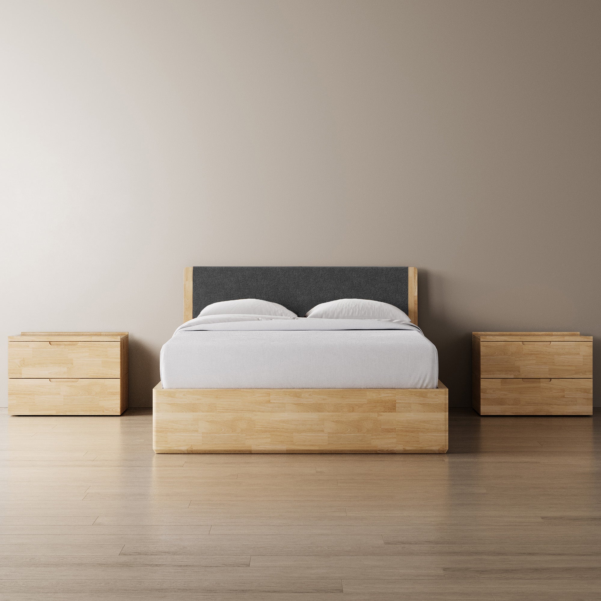 Surround Storage Bed + Headboard + Cushion + Bedsides