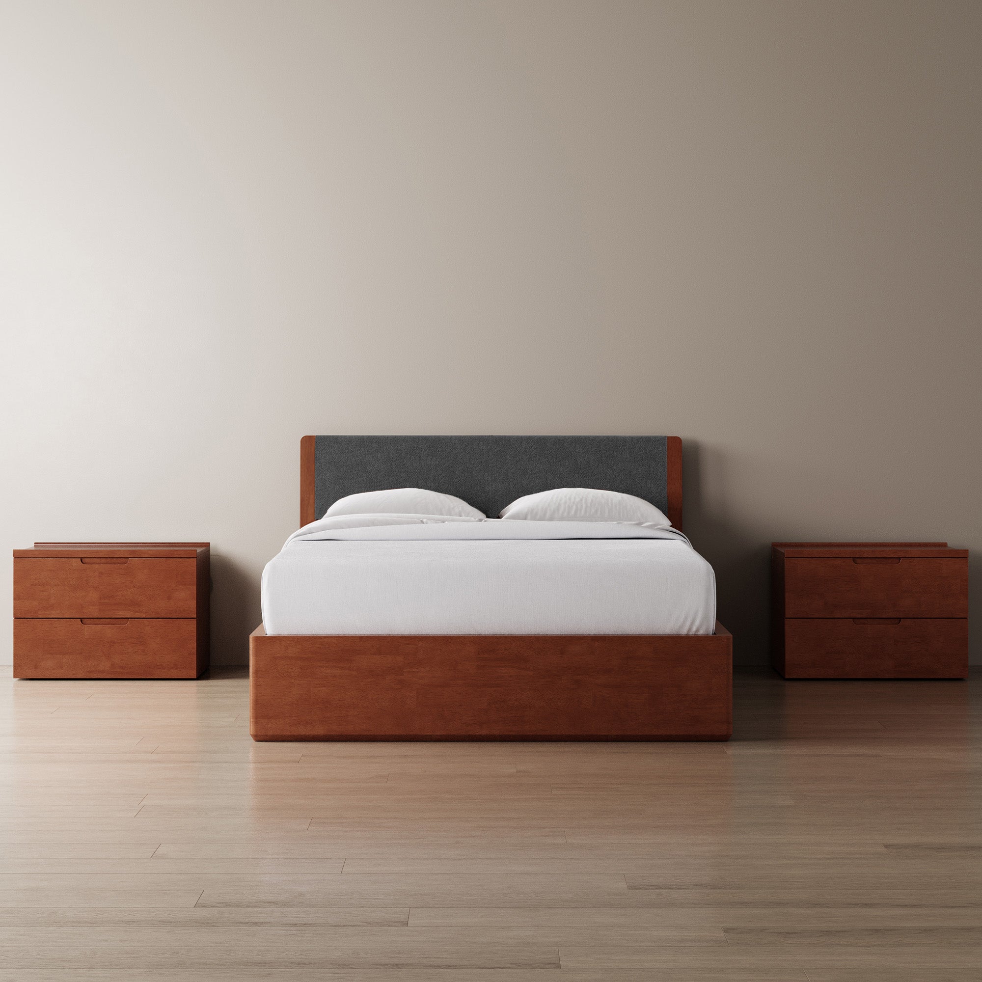 Surround Storage Bed + Headboard + Cushion + Bedsides
