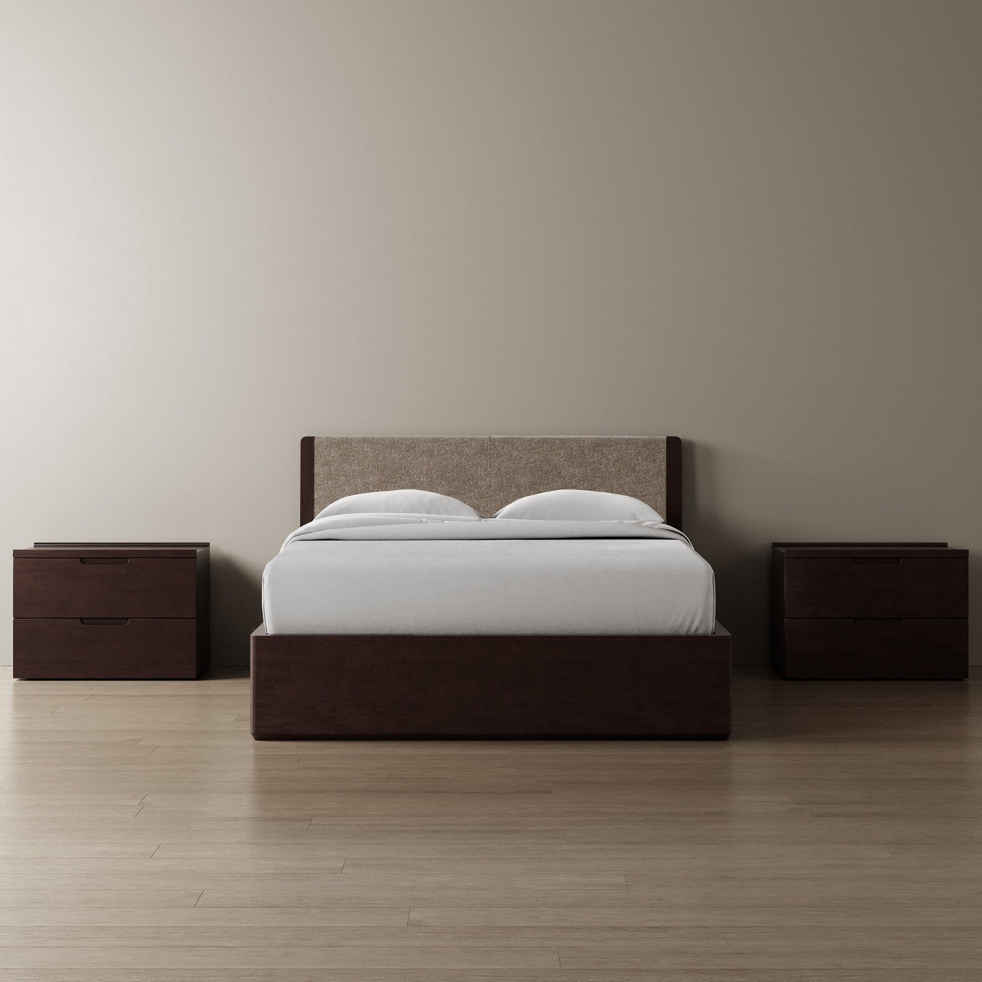 Surround Storage Bed + Headboard + Cushion + Bedsides