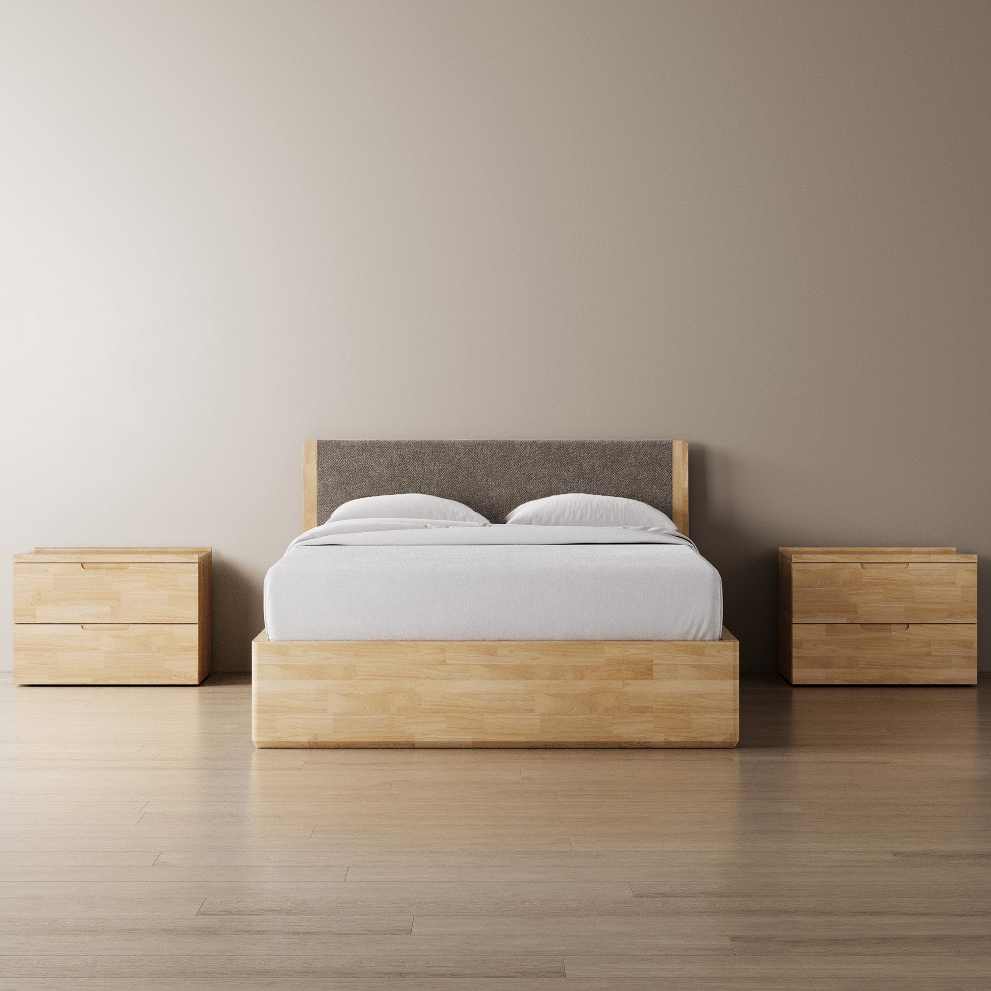 Surround Storage Bed + Headboard + Cushion + Bedsides
