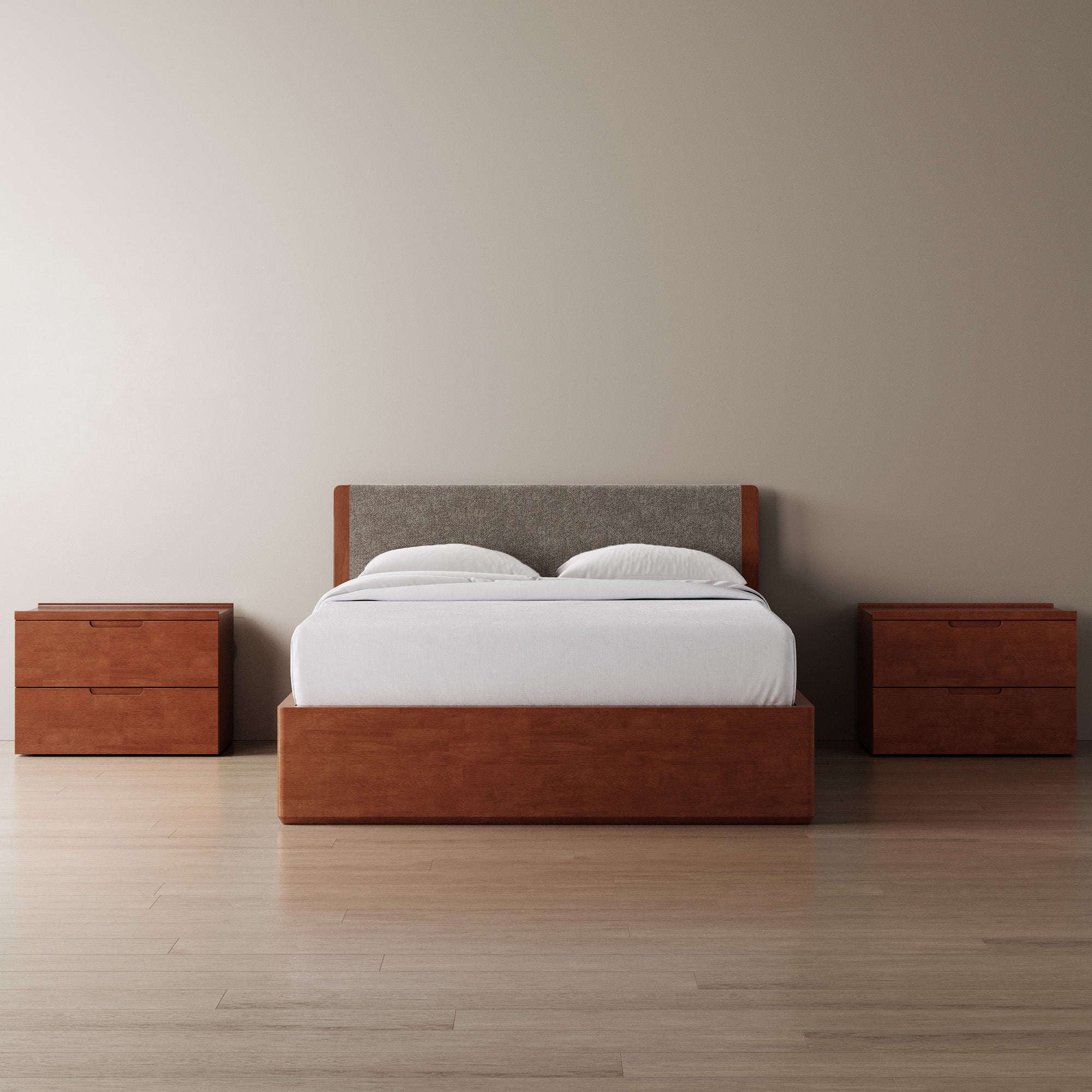Surround Storage Bed + Headboard + Cushion + Bedsides