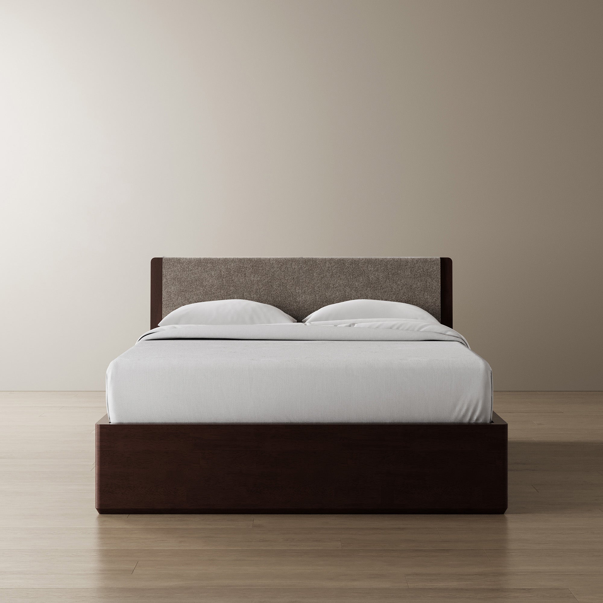 Surround Storage Bed + Cushion Headboard