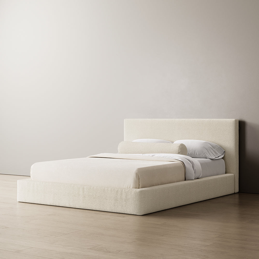 MARSHMALLOW BED FRAME - OFF WHITE
