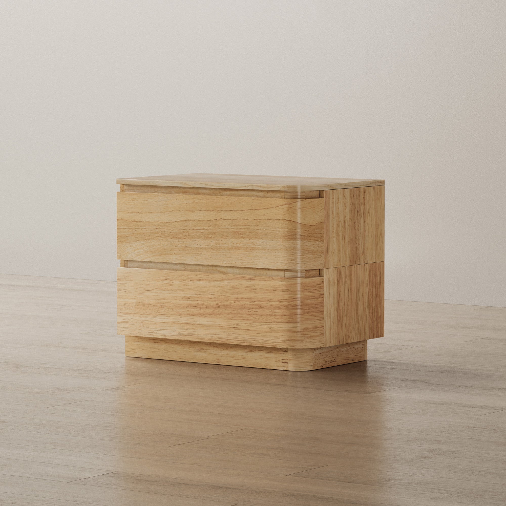 Curved Wide Nightstand