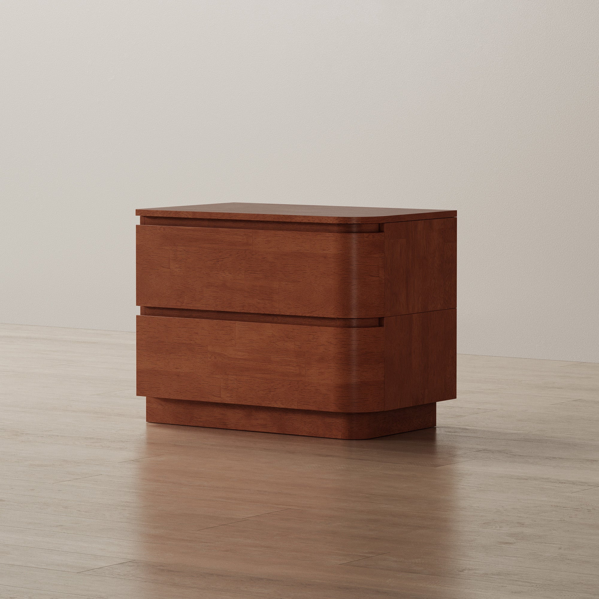 Curved Wide Nightstand