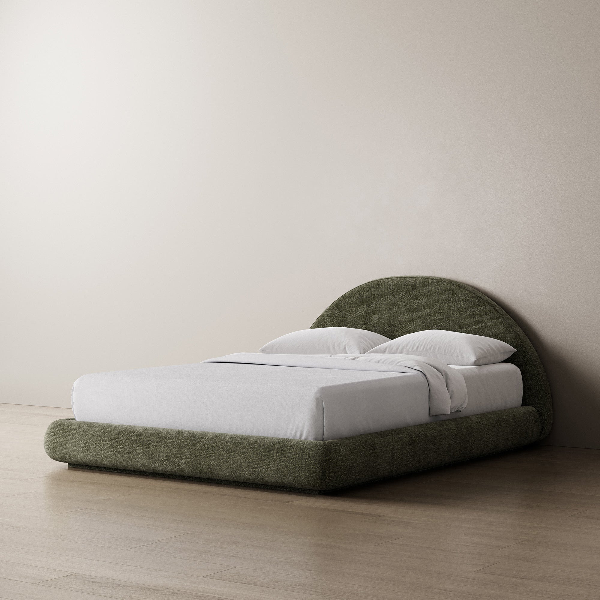 Floating Marshmallow Bed Frame Curved