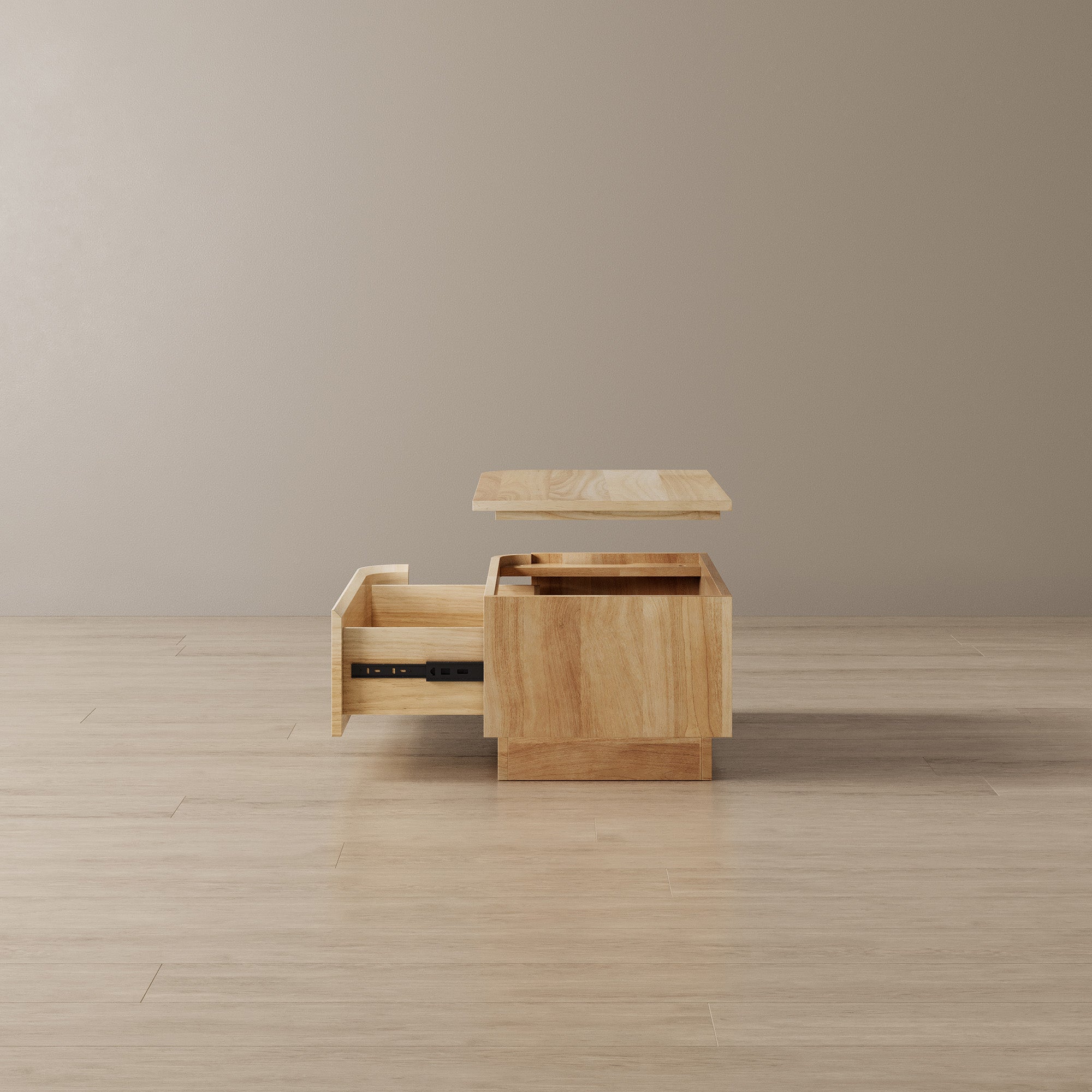 Curved Base Drawer + Top Panel