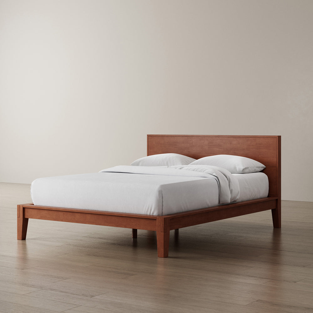 The Connect Bed Frame In Walnut Photo Inspiration