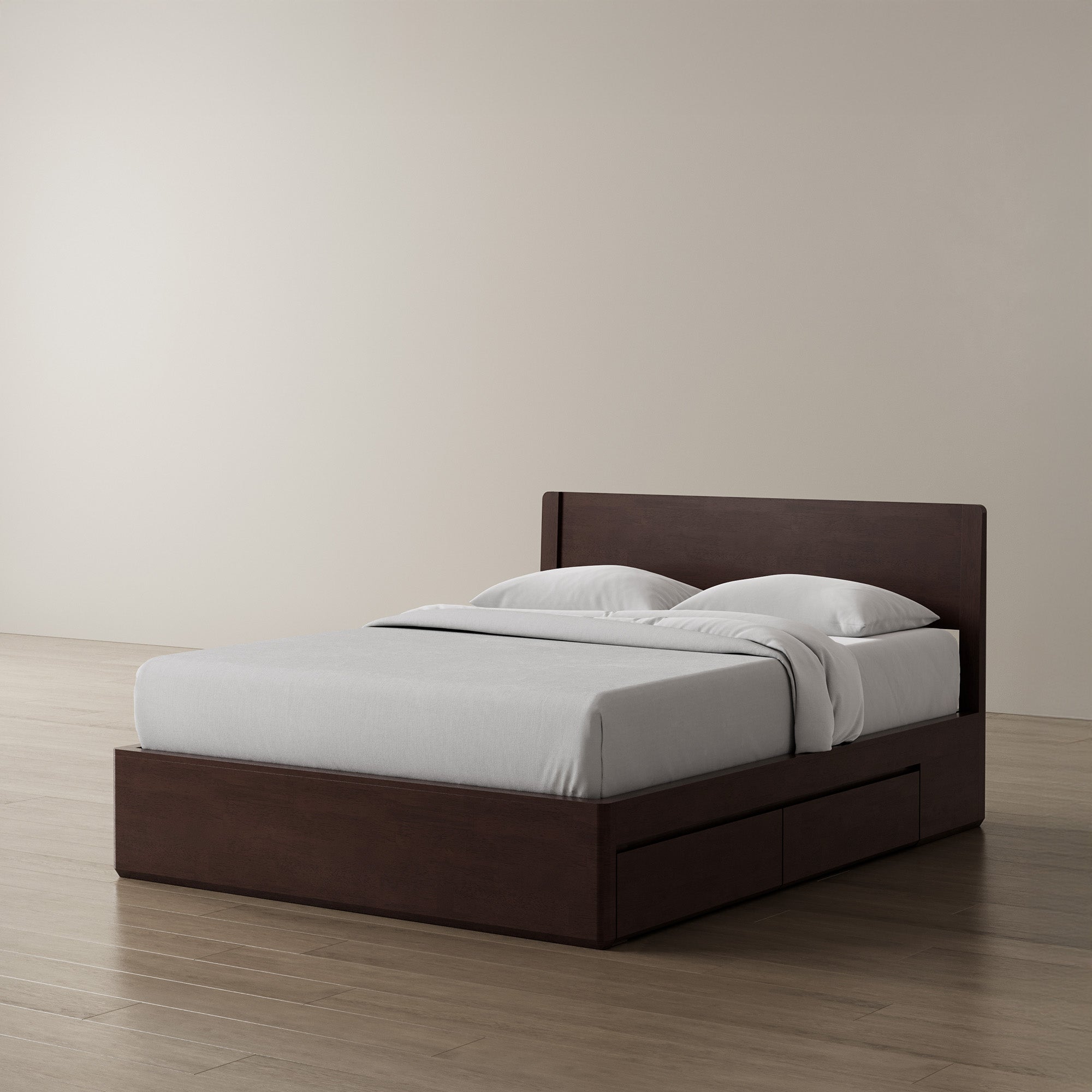 Surround Storage Bed + Wooden Headboard