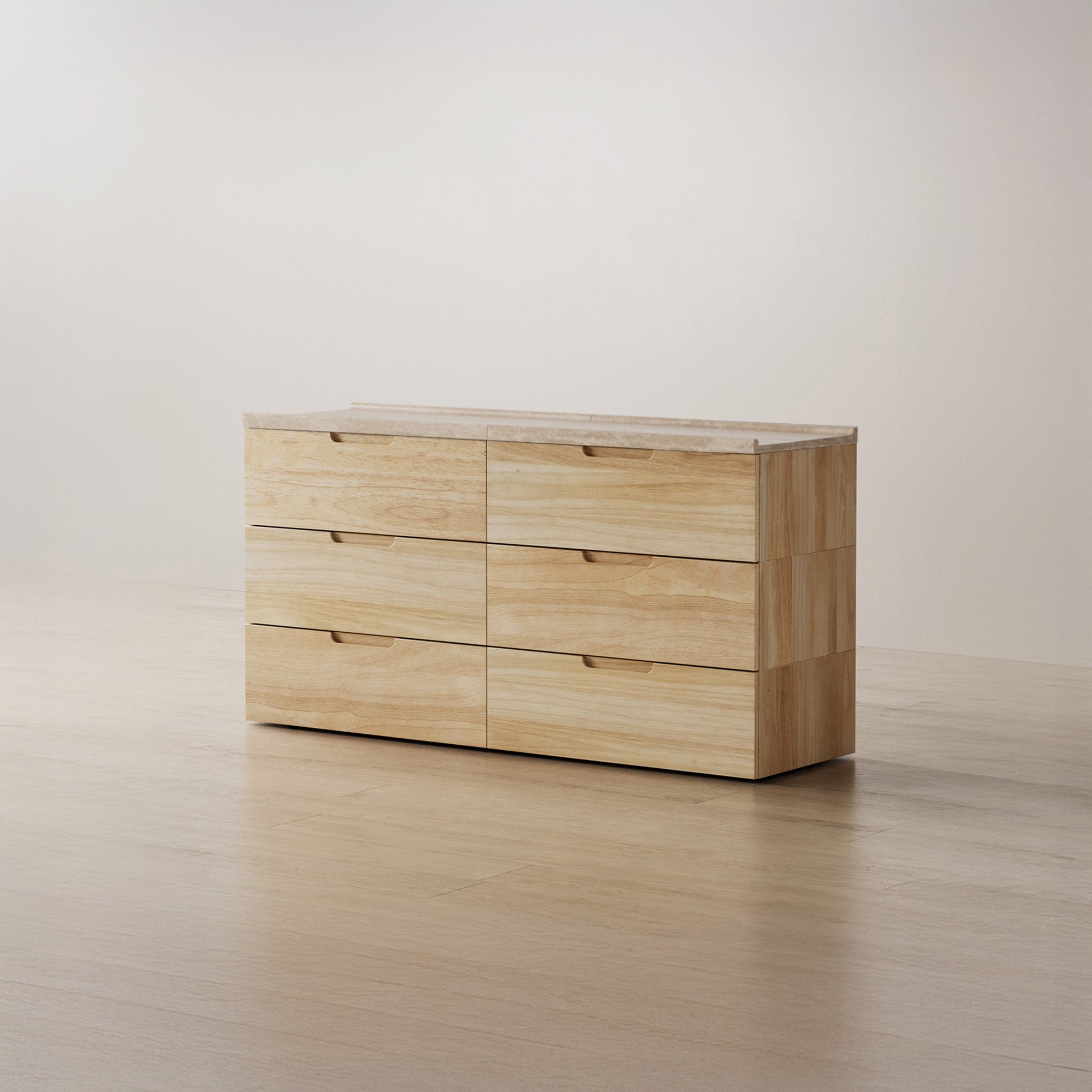 Connect Dresser + Marble Top, 3x2