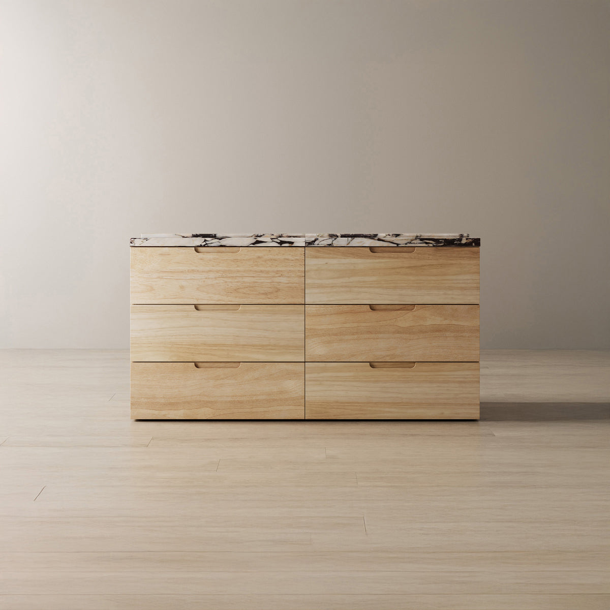 Connect Dresser + Marble Top, 3x2