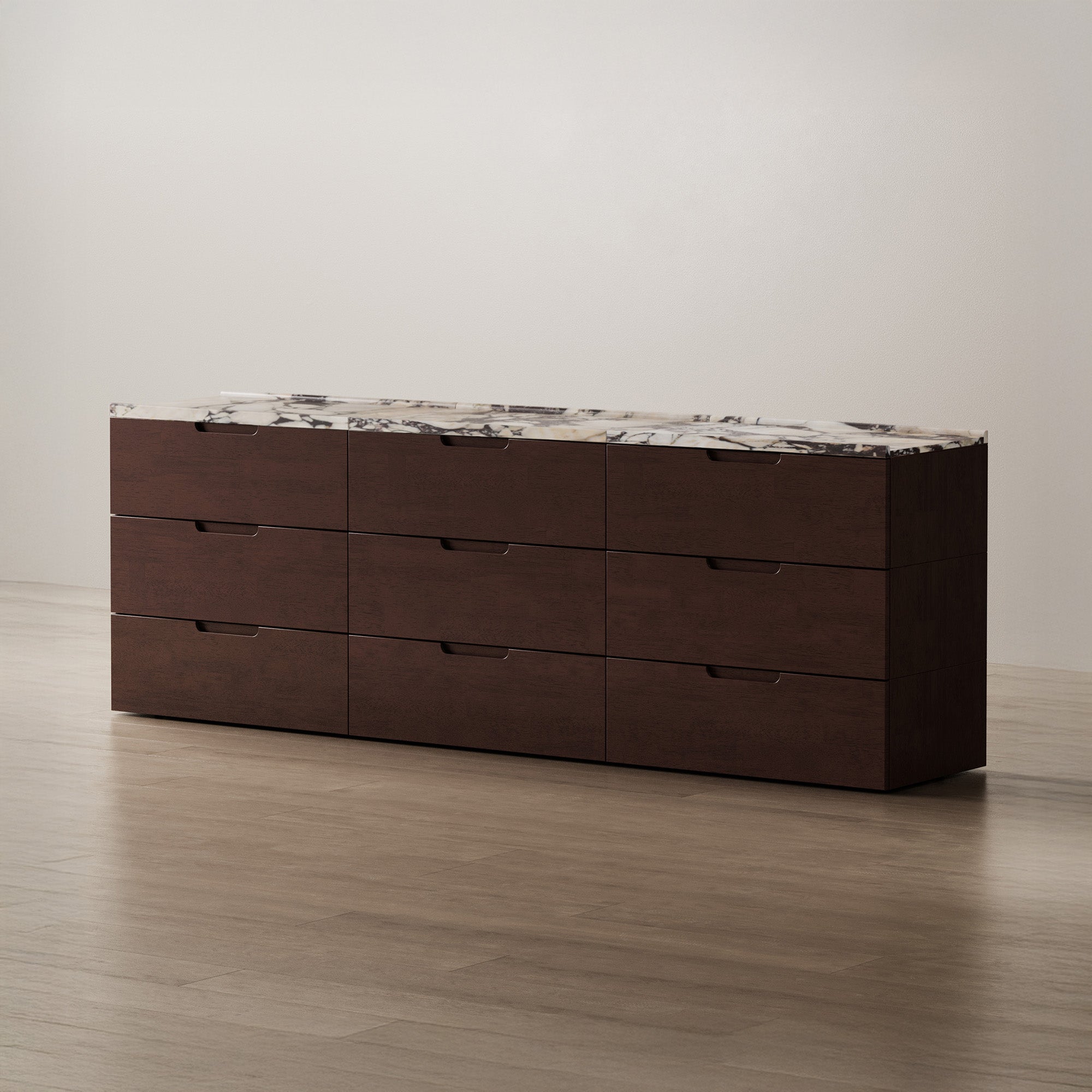 Connect Dresser + Marble Top, 3x3