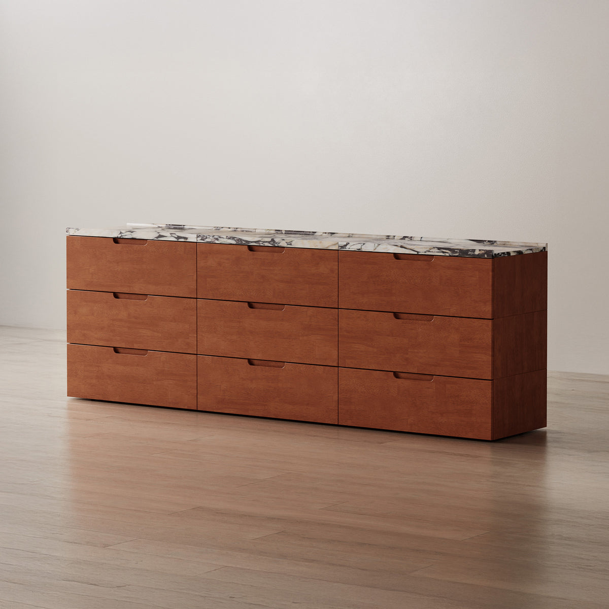 Connect Dresser + Marble Top, 3x3