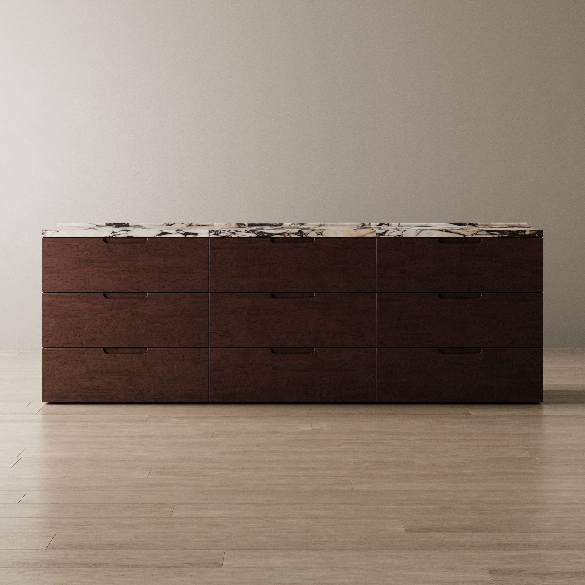 Connect Dresser + Marble Top, 3x3