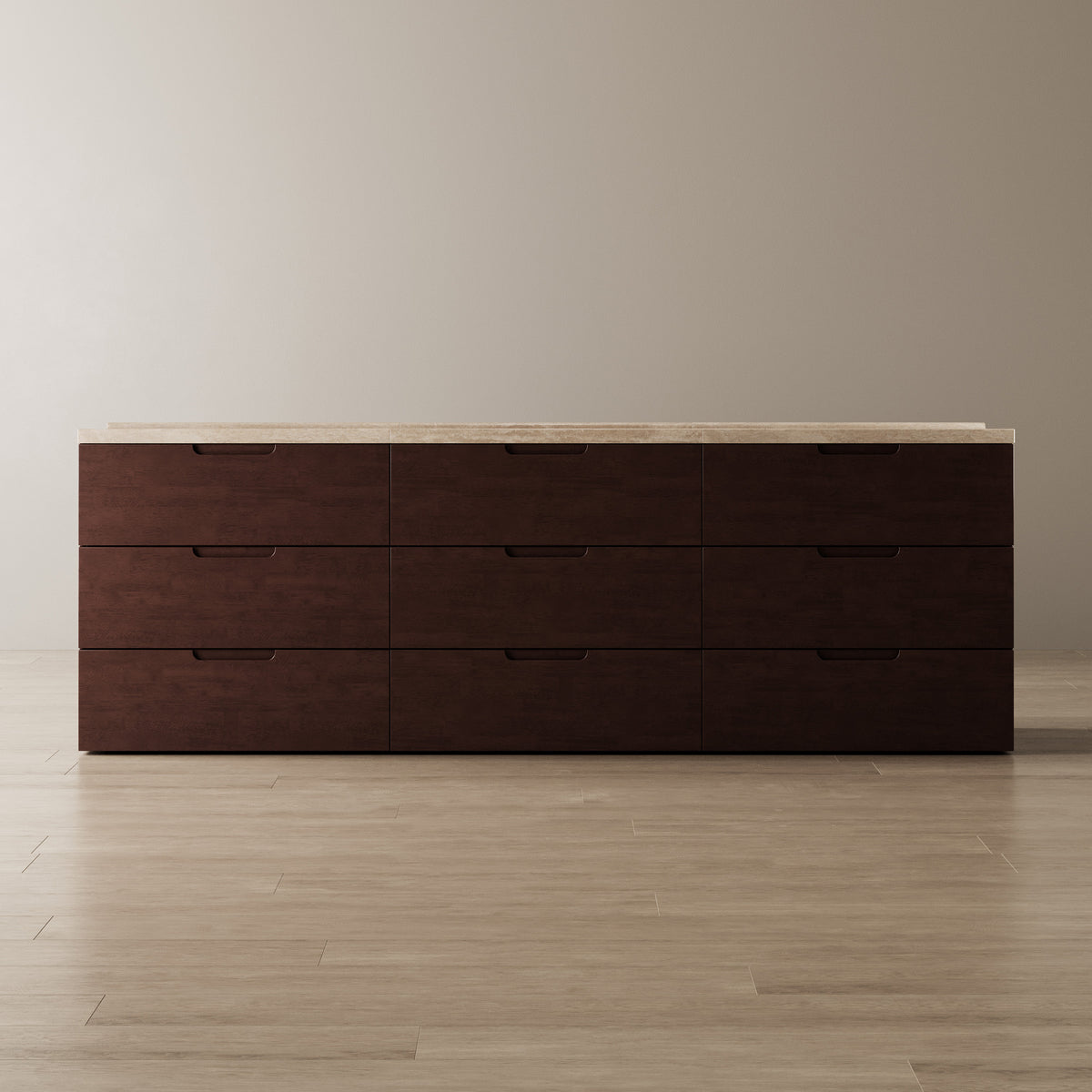 Connect Dresser + Marble Top, 3x3