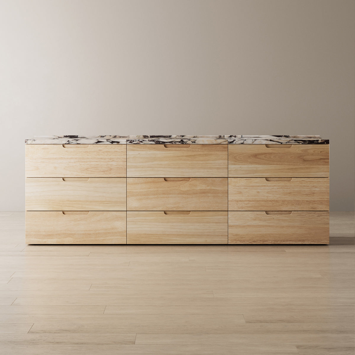 Connect Dresser + Marble Top, 3x3