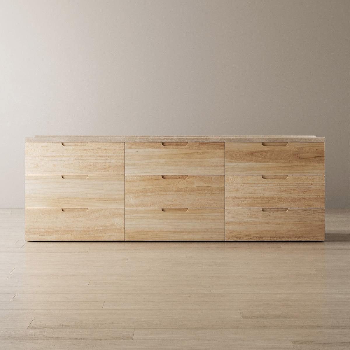 Connect Dresser + Marble Top, 3x3